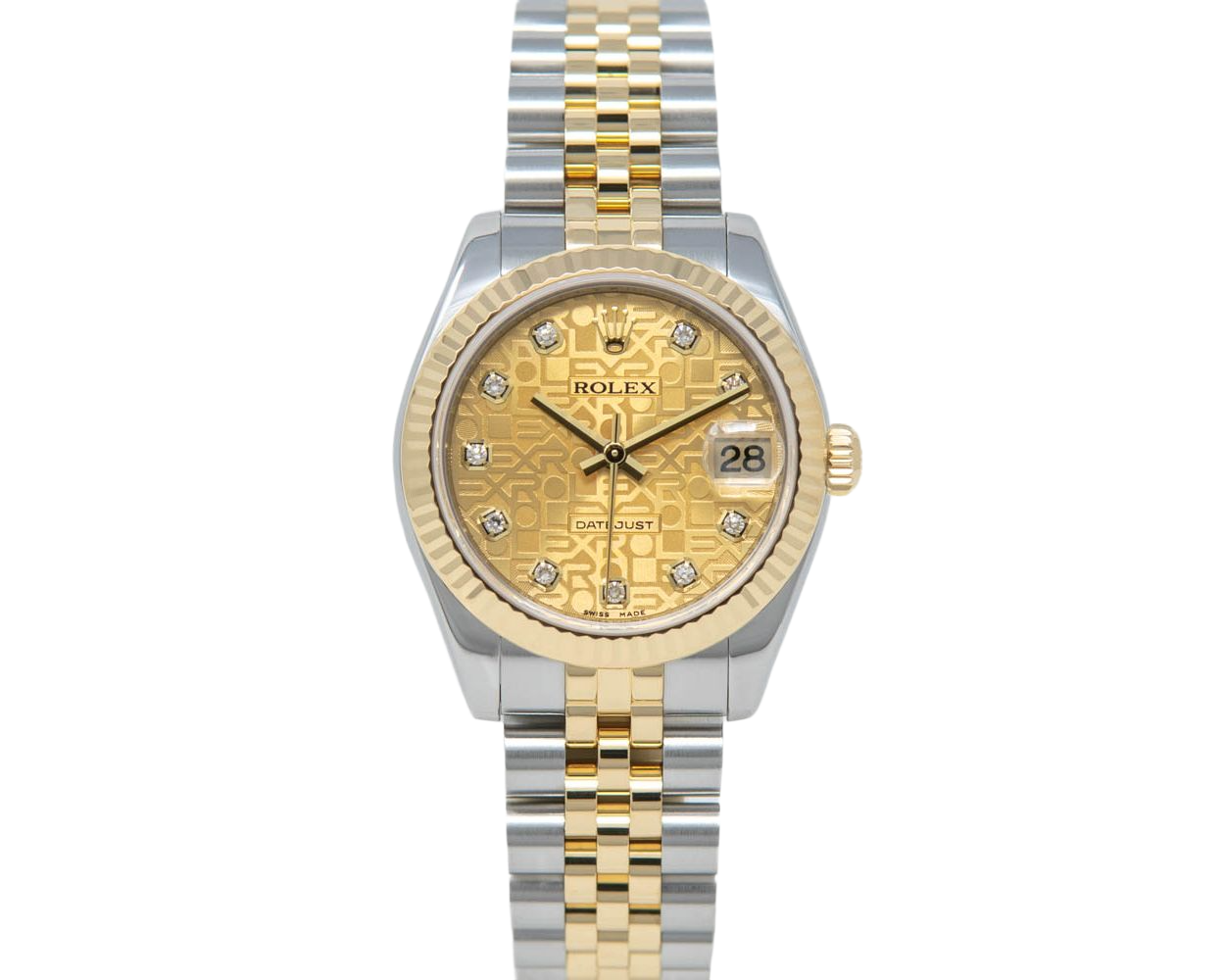 Pre-owned Rolex Date Just 31mm Jubilee